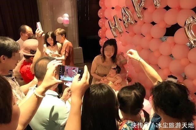宝宝|父亲给宝宝办百日宴,奢华场面令人惊呼,网友这是要继承皇位