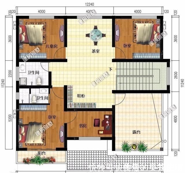 别墅|朋友说计划回老家盖别墅,推荐给他这两款户型,直夸我够义气!