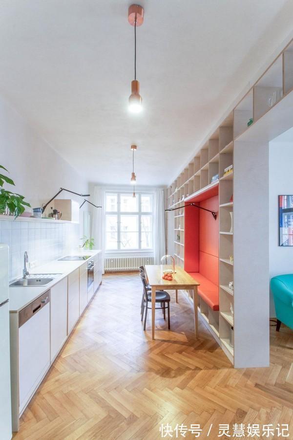 柜子|这位90后小姐姐厉害了!到顶置物架做门洞设计,卧室用柜子当床