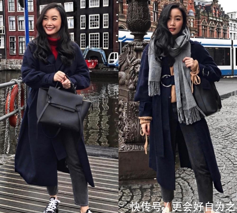 这位|冬天如何穿大衣?这位小个子博主教你如何做个气质的女人!