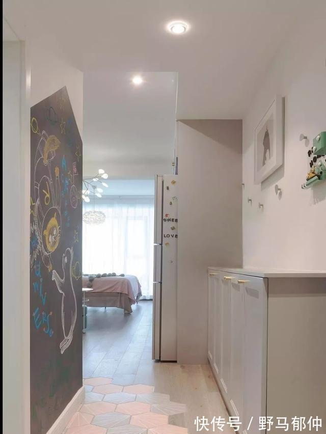 鞋柜|看完她的45㎡小家,我也想买个小户型照着装,清新优雅太舒适了!