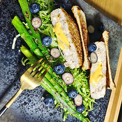 爆浆芝士香菇虾饼