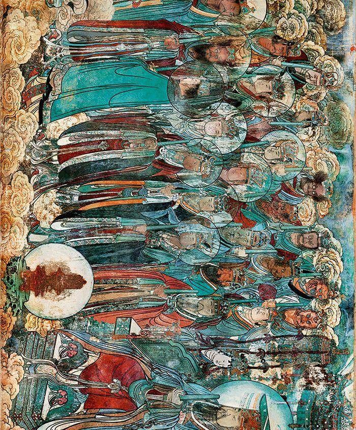 元始天尊#鉴赏|永乐宫壁画里的色彩美学