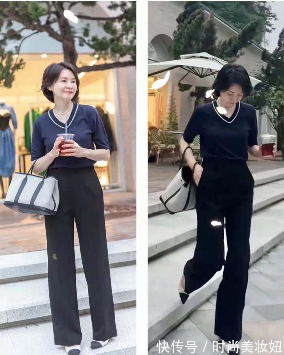 颜值|50岁女人会穿比“长相”重要,她靠穿搭提升颜值,每套都很优雅
