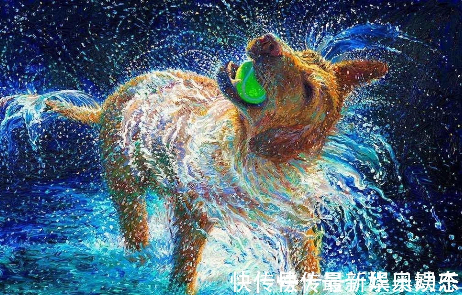 斯科特!扔掉画笔,用手指玩转色彩——美女画家艾里斯神奇的指上绘画