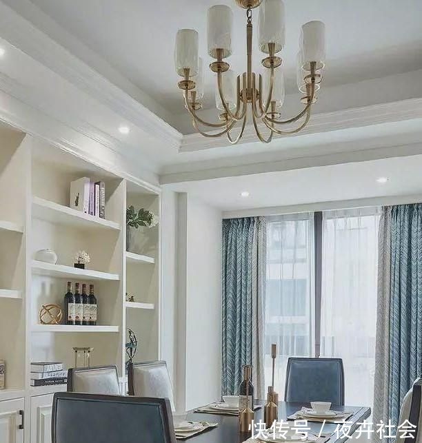 美式风|140平米的美式风新房入住,玄关就体现主人的高品位,温馨大气