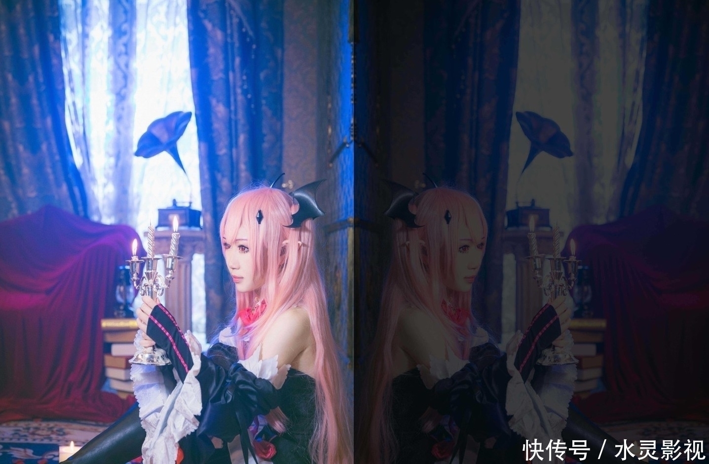 吸血鬼Cos|同样是吸血鬼Cos,差距能有多大,萝莉吸血鬼吸睛,初音认真的吗?
