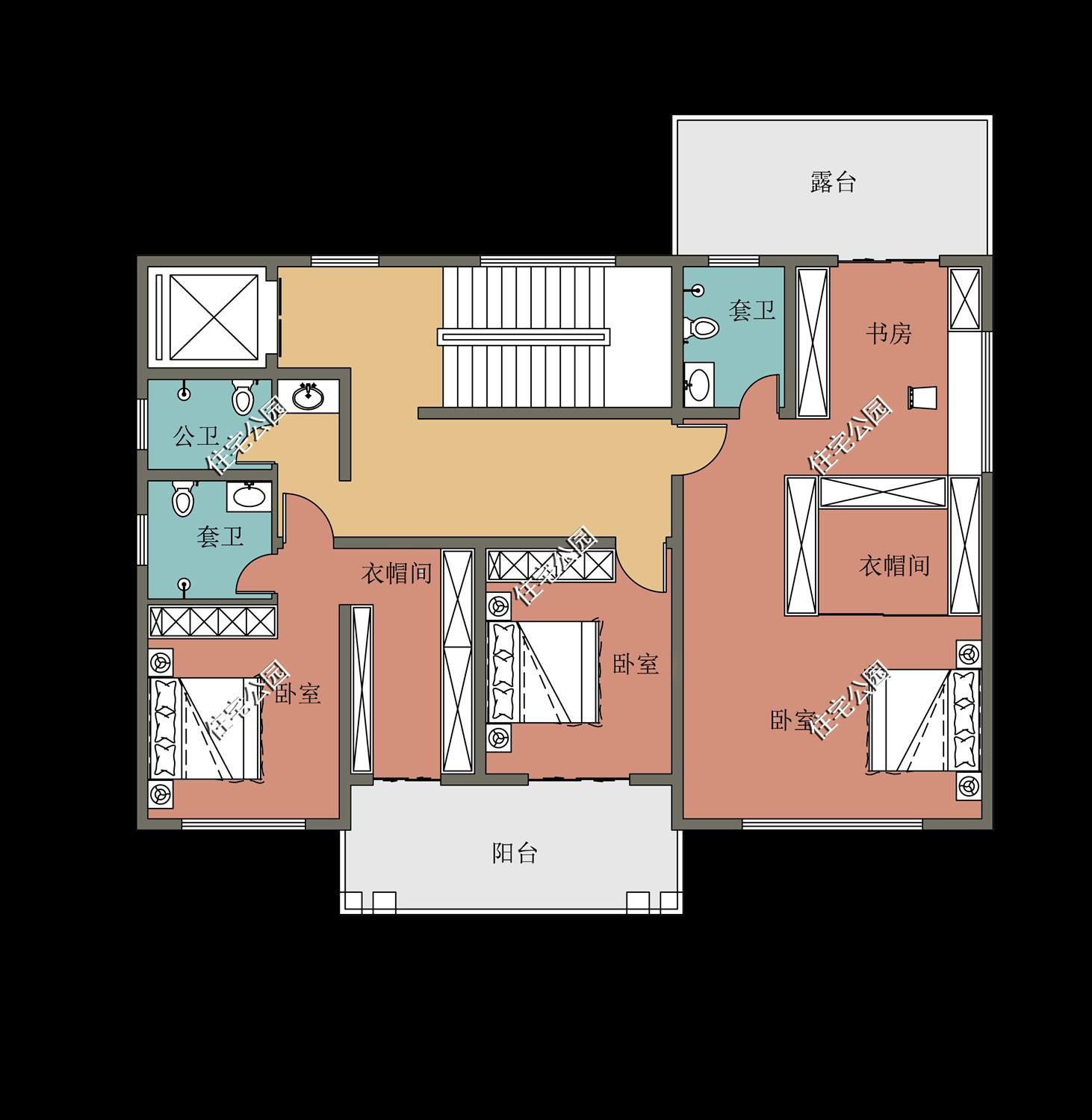 占地|10套带健身房的农村别墅图纸,在家也能做运动,哪套更适合农村呢