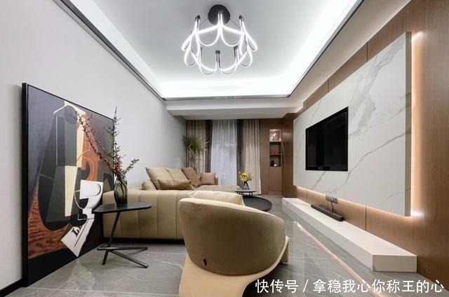 背景墙|高颜值的新房终于入住，电视墙非常大气，儿童房床头打柜子很实用！