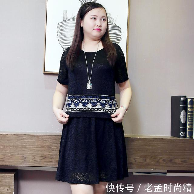 女装|适合胖女人穿的6款宽松连衣裙，舒适又有型，越穿越美