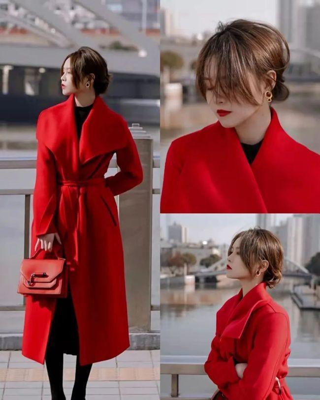 大衣 大衣才是秋冬的王者,这5种颜色的大衣,像模特这样搭配美爆了