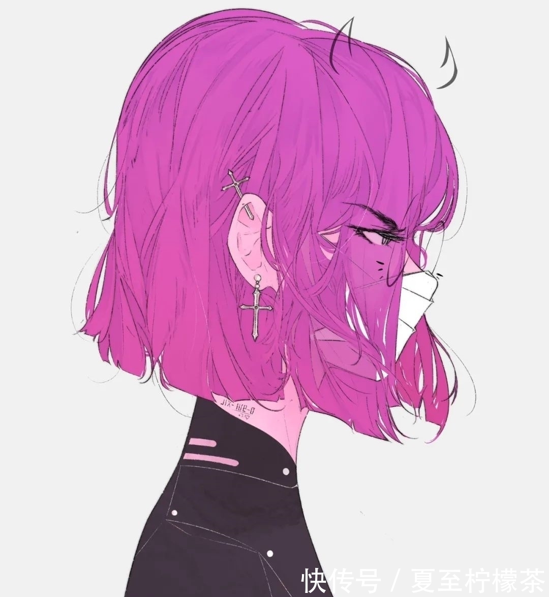 时尚风#插画师EllieMaplefox作品欣赏丨一大波甜酷头像壁纸来袭!