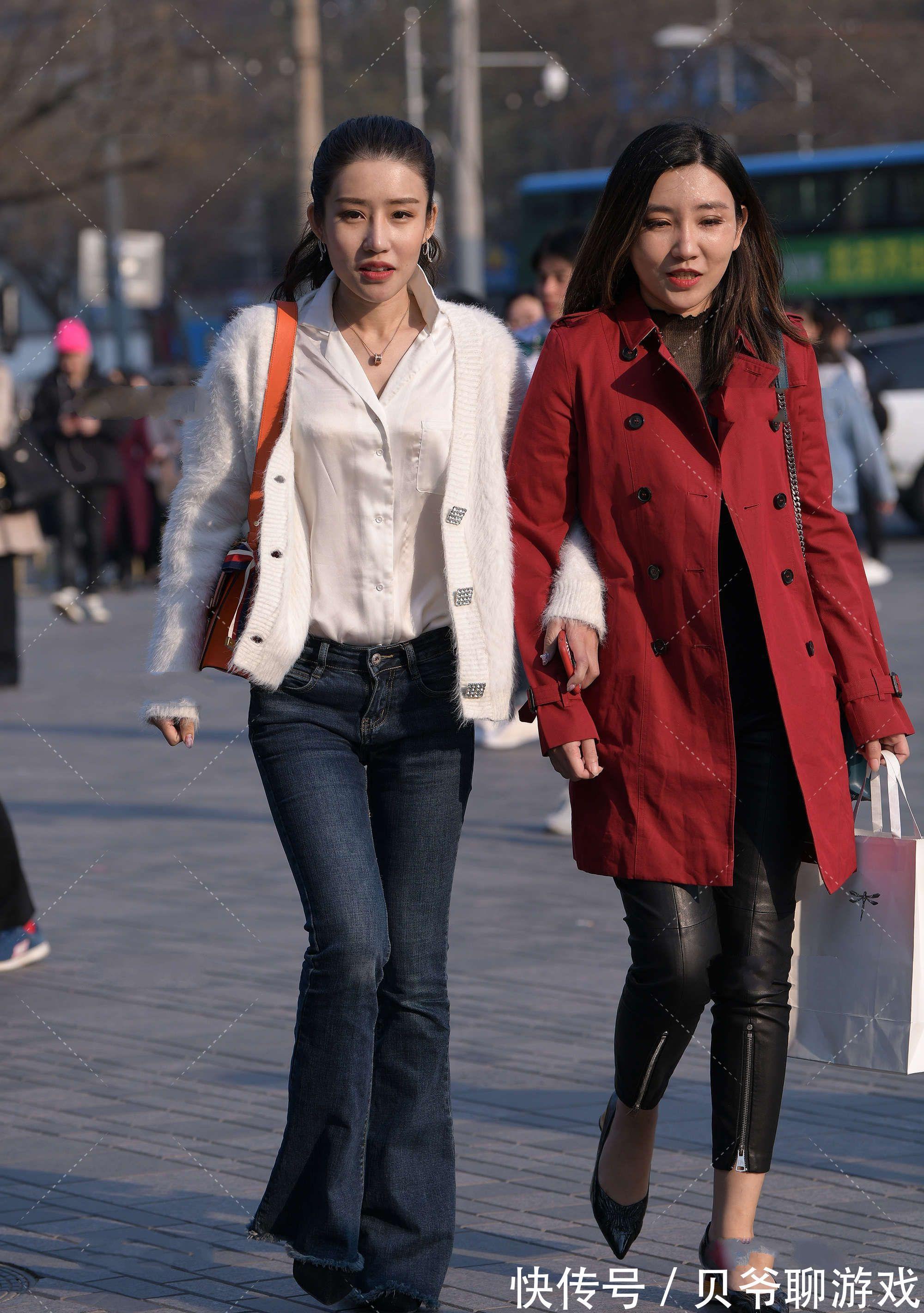 牛仔裤|白衬衣和喇叭拖地裤,解锁复古休闲穿搭新范式