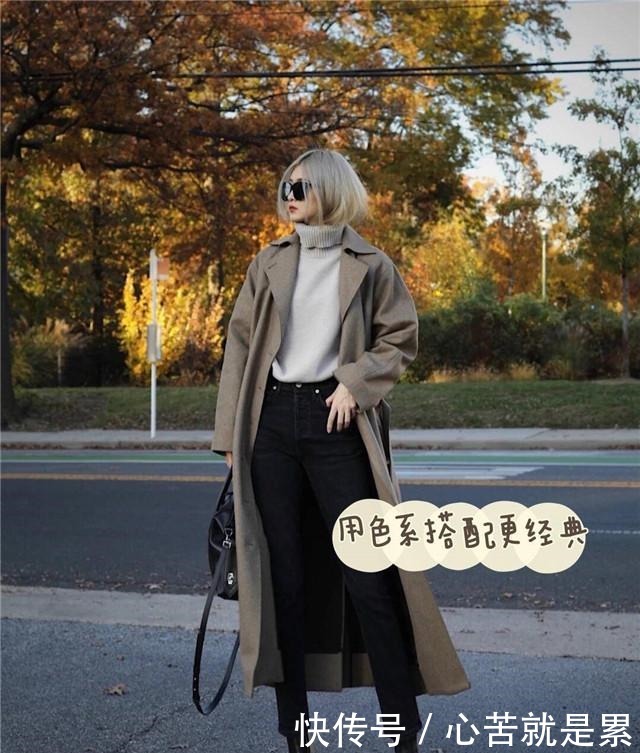  高领|打底衫不会选一件“高领衣”就轻松解决，时髦百搭又保暖，爱了