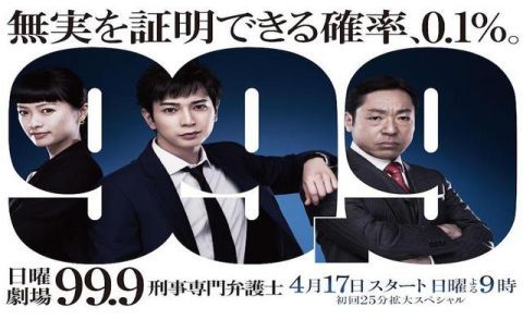 松本润高分日剧 99 9 刑事专业律师 挑战0 1 的可能 快资讯