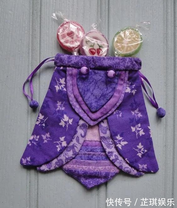 束口袋也能这么美,旧衣服就能做!旧物改造DIY手工布艺附教程