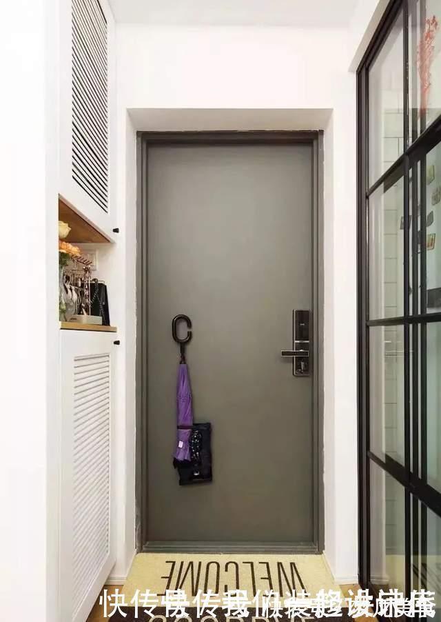 卫生间|46㎡小公寓:玻璃隔断通透明亮,衣帽间很迷你,干湿分类真实用!