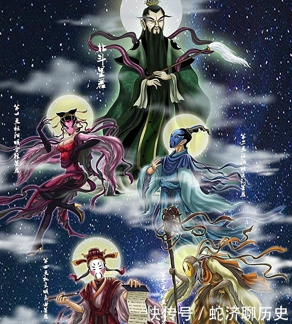 德星君|天庭斗部中有12个星君团体,总人数接近200位,北斗七星上榜