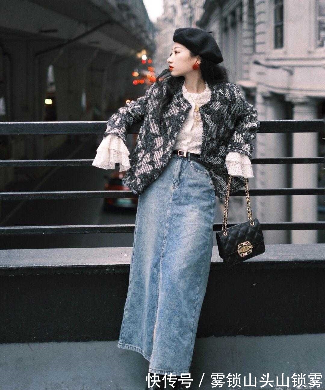 连衣裙 过年怎么穿保暖又洋气?借鉴这几套搭配,简约利落又有高级感