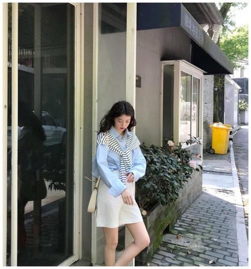  档次|美女模特：高级甜美的配色， 凉爽显白又有档次