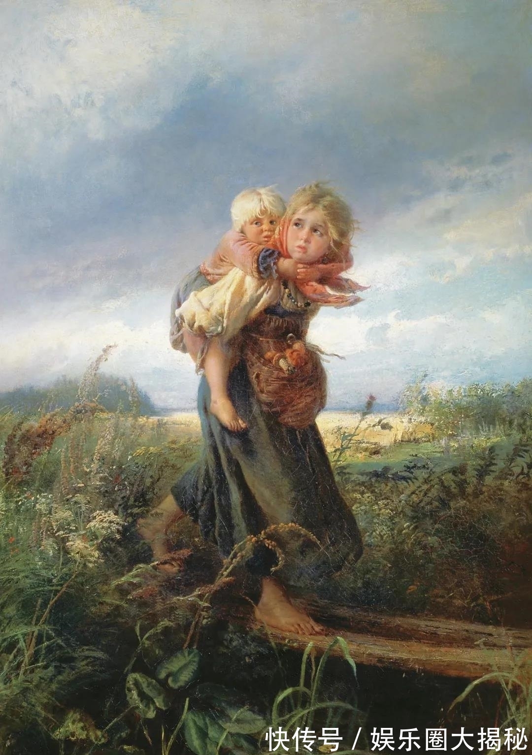 浪漫主义#他是俄罗斯绘画大师,巡回画派创始人之一,油画色彩亮丽甜美