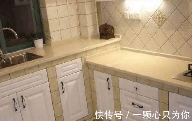 橱柜|晒晒老师傅给砌的橱柜,一共花了2000块,这效果3万都买不到!