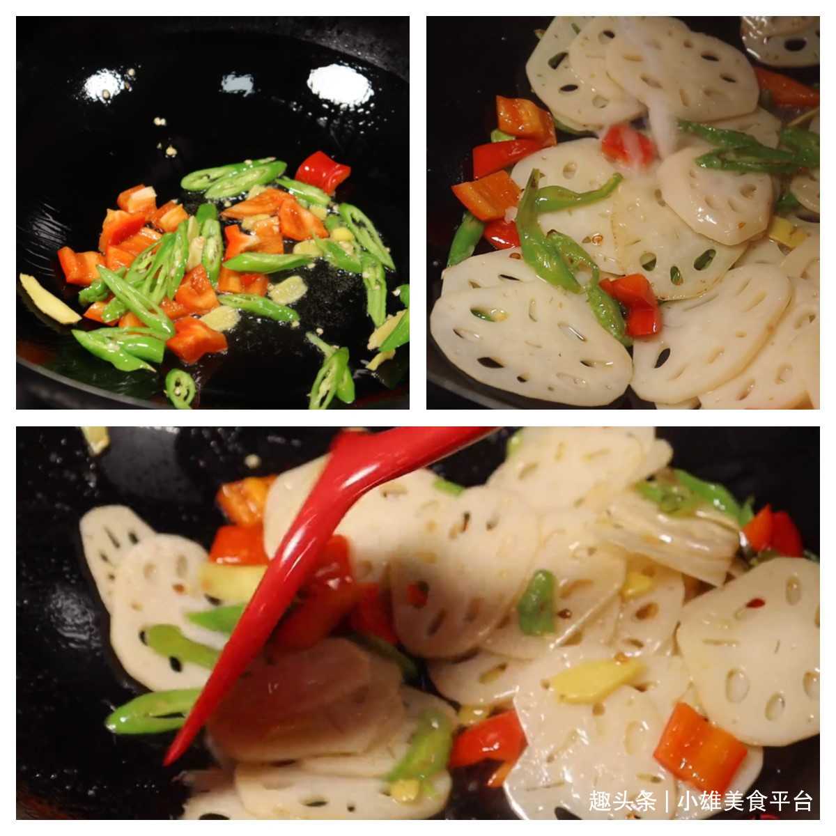 炒莲藕时，最忌直接下锅，大厨教你一招，莲藕脆爽可口不发黑