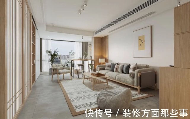 极简风|150平极简风设计,寒冷的冬季和温馨的原木风更配