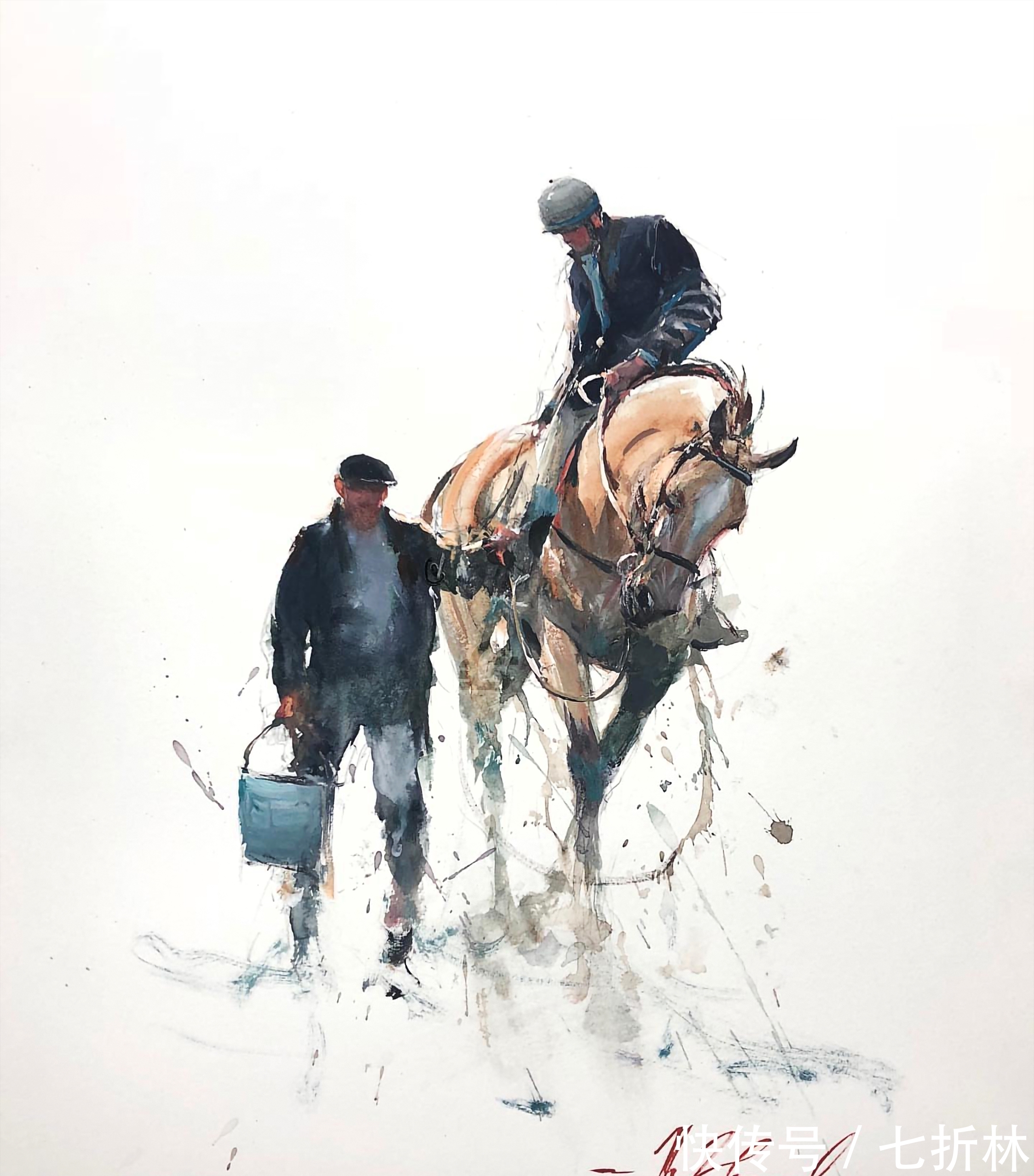 终身成就奖$他是外光绘画终身成就奖得主,他是水彩艺术大师Joseph Zbukvic