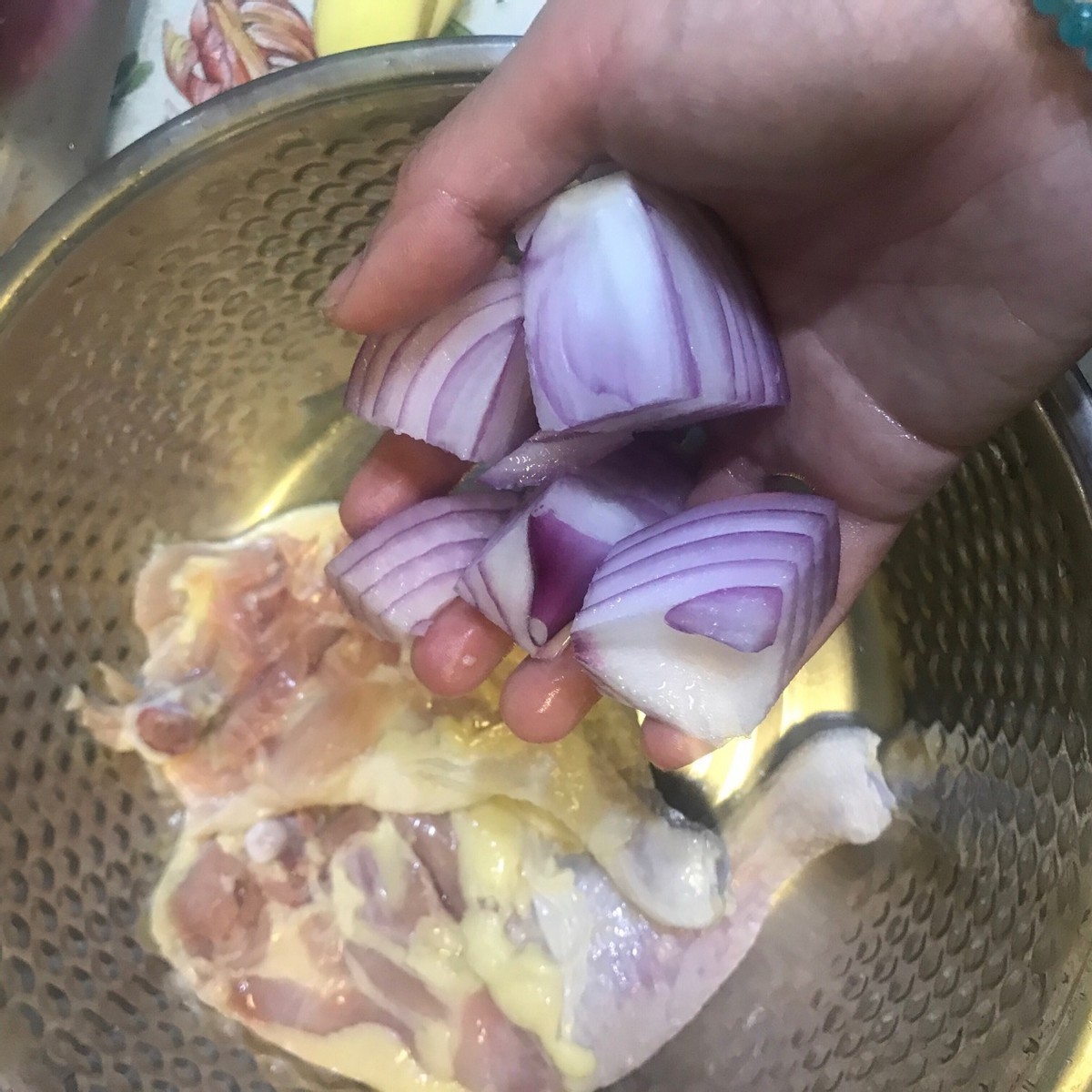 香煎鸡腿,再搭配各种蔬菜烤,又香又营养