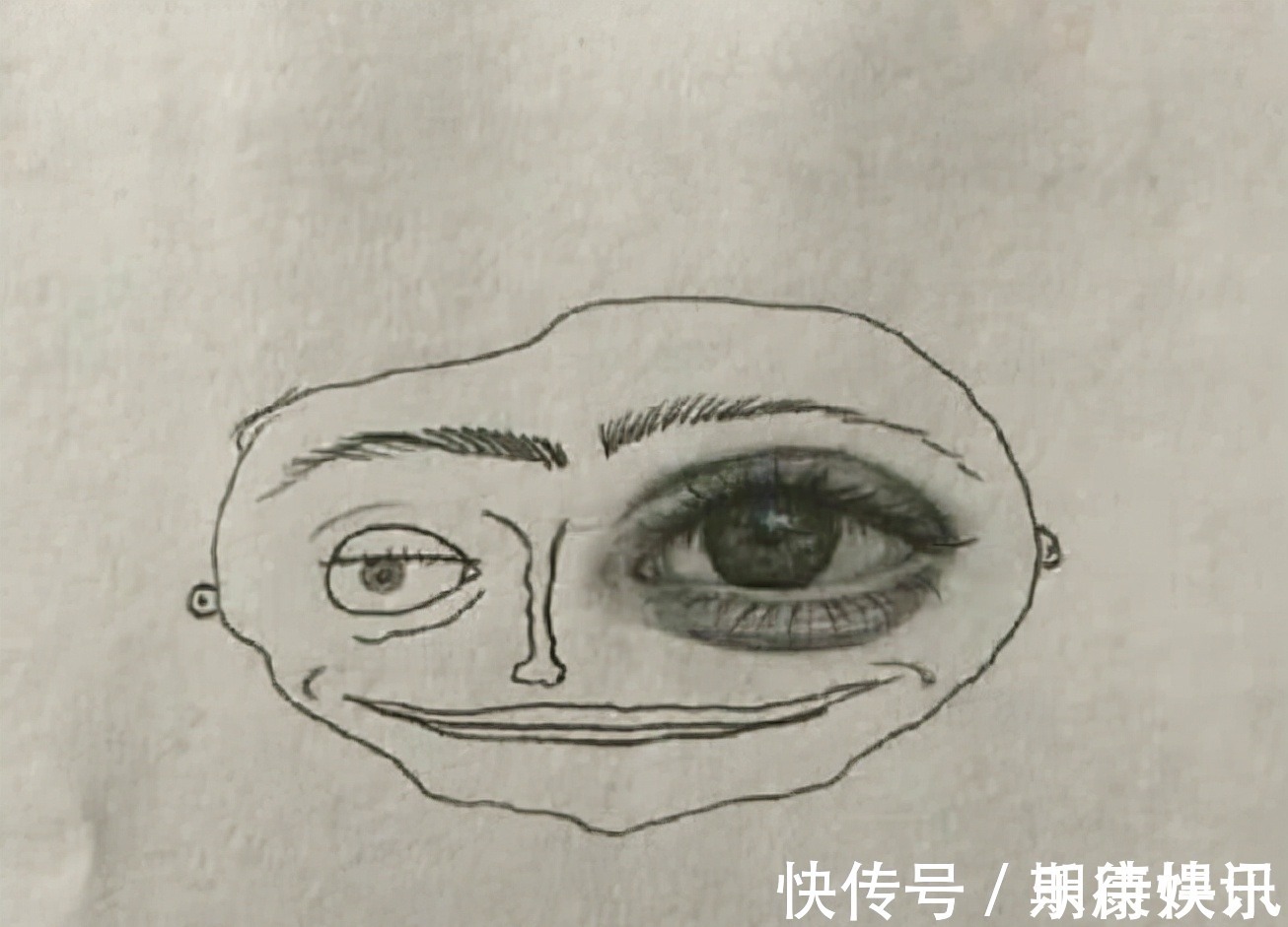 学生们&当美术生画到一半不耐烦,画风逐渐沙雕,半成品宛如“翻车现场”