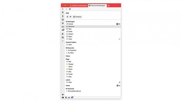 功能|Vivaldi浏览器重大更新：现整合Mail电子邮件处理功能