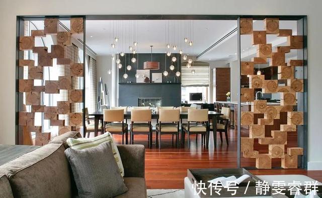 场域|他家隔断不挡路还好看!35种拯救客厅、厨房的方法,一步到位