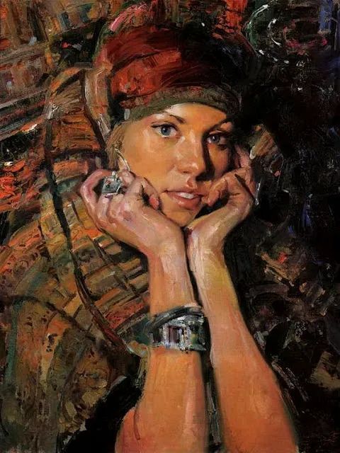 jeffrey|他的油画笔触粗犷又细腻,透着一种不可言说的美