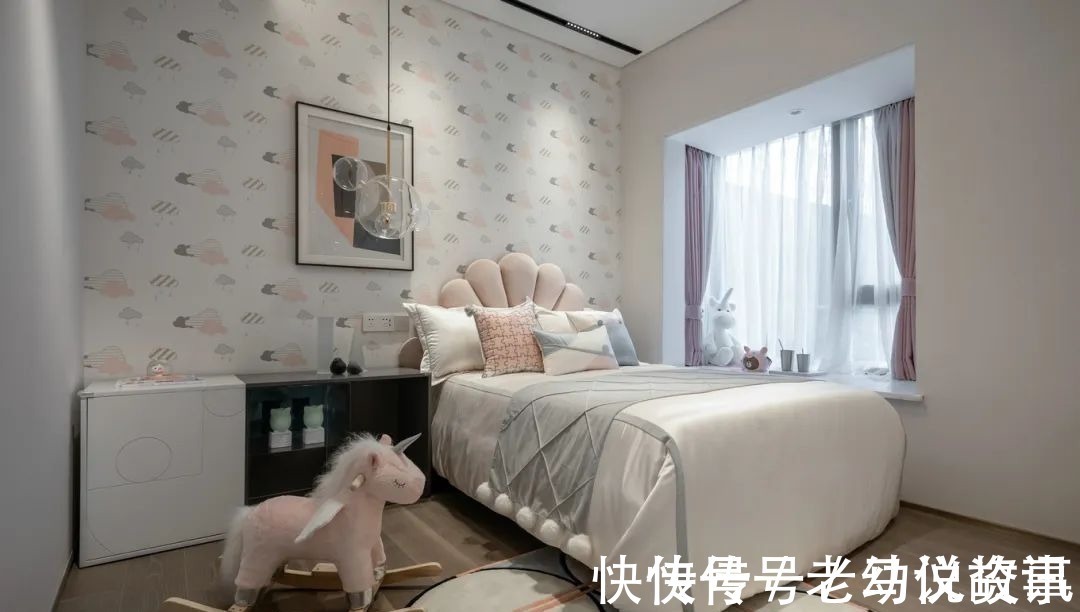 电视墙|100㎡现代轻奢,清淡优雅高级灰,时尚精致好舒适