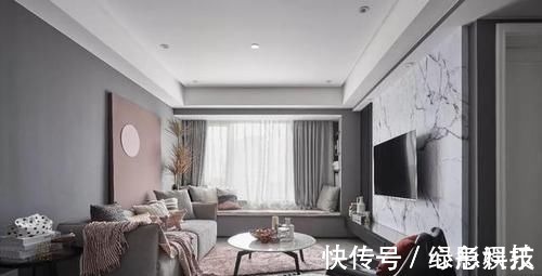 暖暖的味道|110㎡轻奢两居,高级灰+烟粉,个性独特的品质感让人惊艳!