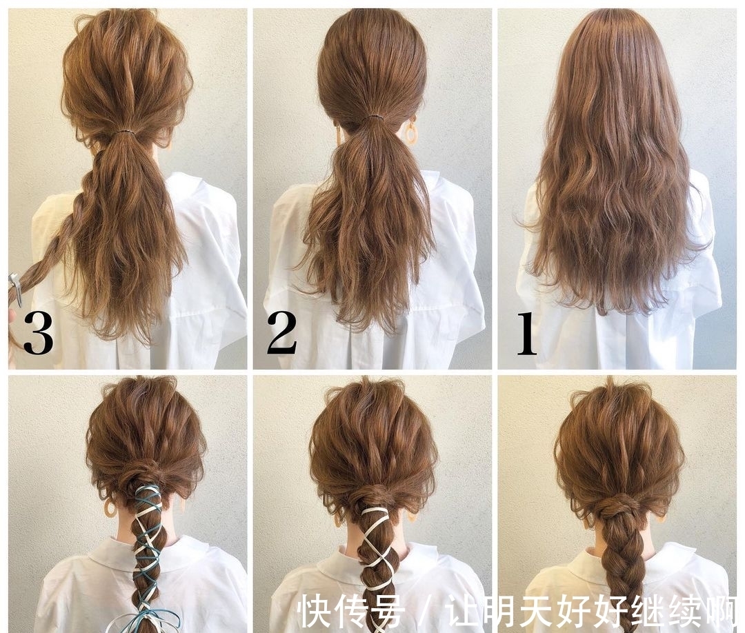 发型|今夏发型流行这样扎14款,简单时尚美美哒,只需要六步就能完成