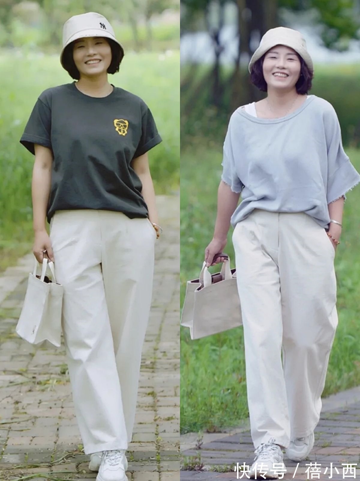 连衣裙|女人过了45岁,会穿搭比长相重要,建议学这位博主给搭配做减法