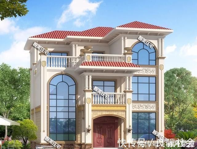 别墅|带车库设计的两栋农村别墅,实用方便,户型一适合放农用车