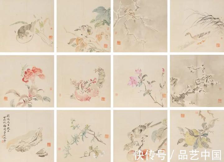 陈师曾#京剧大师的花鸟册，雅俗共赏