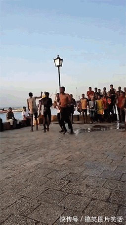 |搞笑图片：刺激，下次就没这么好运了