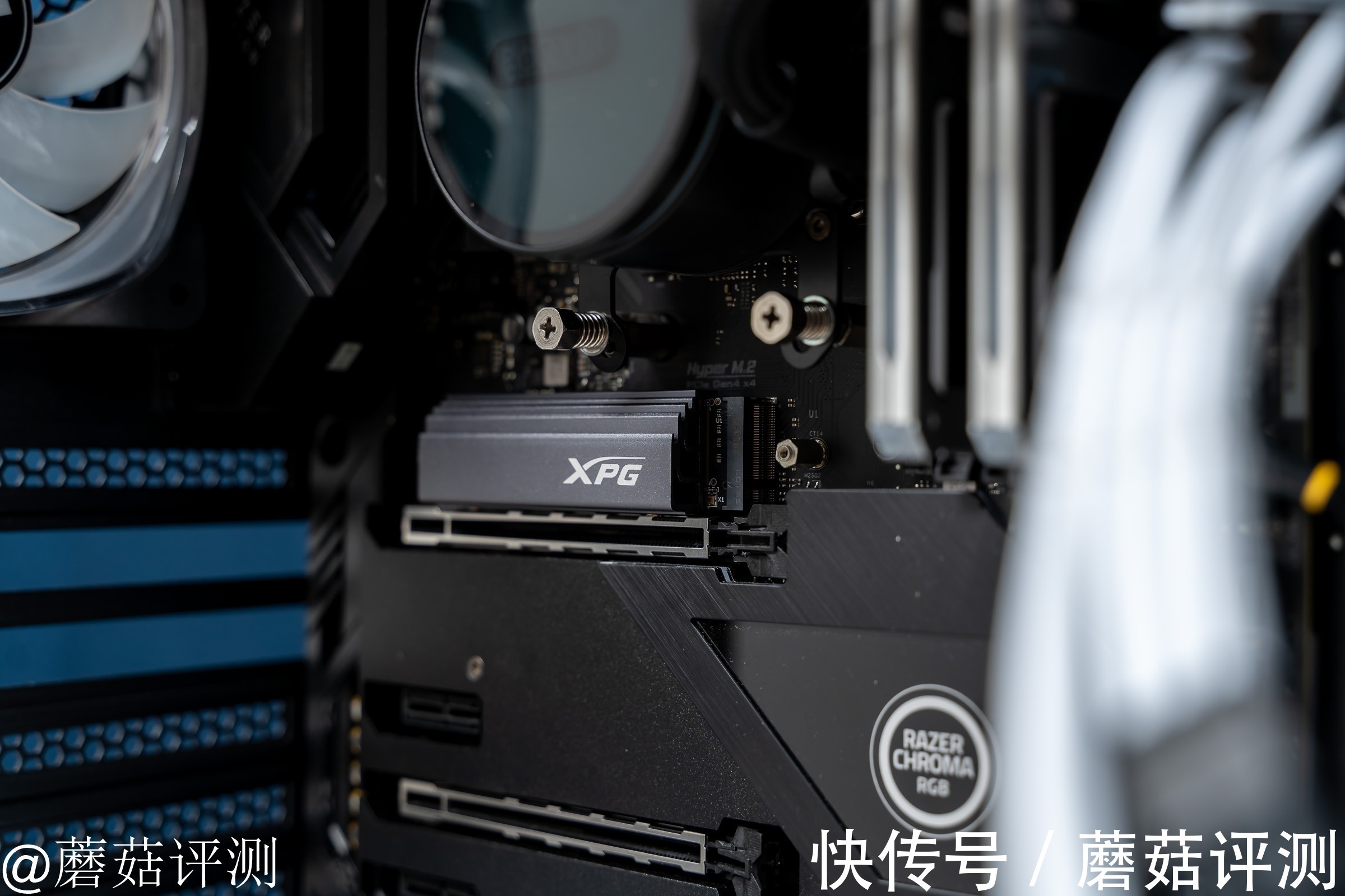 散热片|用料厚道，速度超快！威刚XPG翼龙S70固态硬盘PCIe4.0 测试