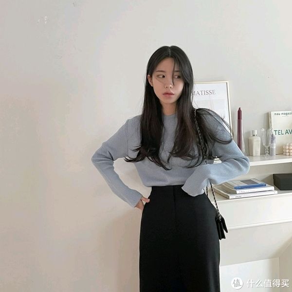 蓝紫色 女士三套经典冬季搭配LOOK！时髦又有女人味！