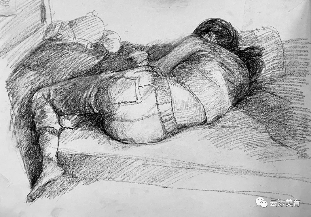 图二&央美附中速写与联考速写的本质区别