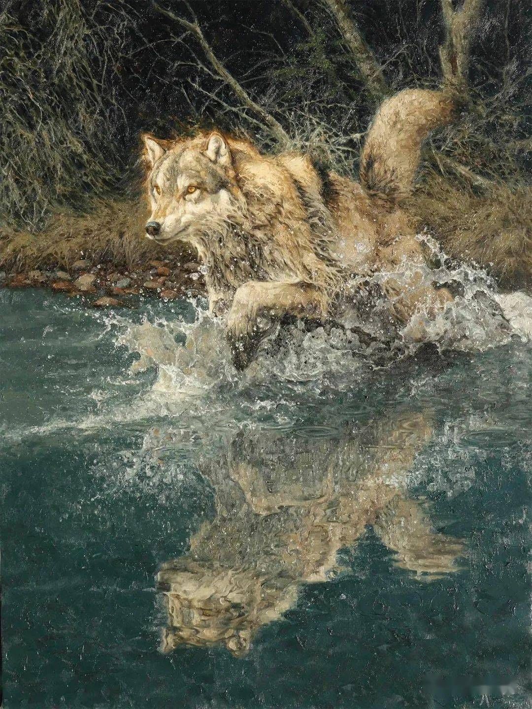 格雷格·比查姆#美国野生动物画家格雷格·比查姆用颜料雕刻出来的动物世界