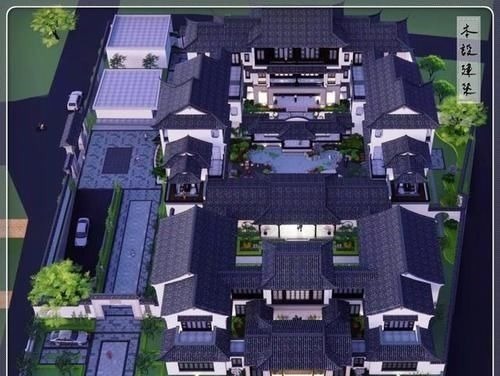 地下室|不用再找了,这绝对是最顶级的新中式四合院,庭院深深,杨柳堆烟