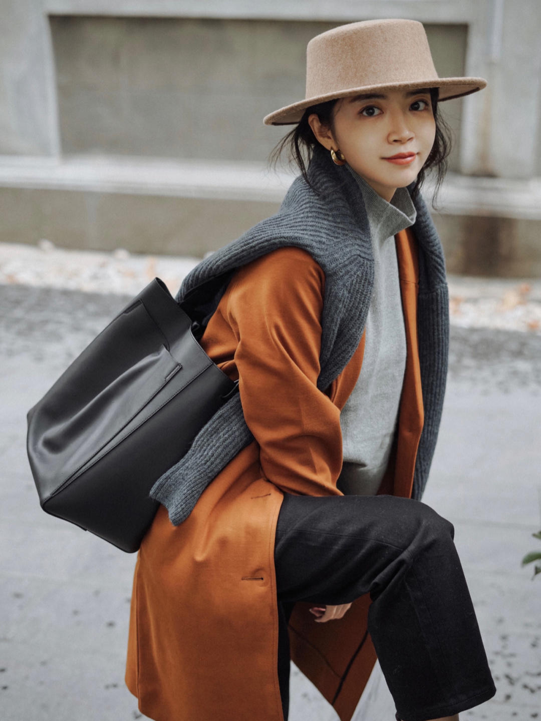 时尚搭配 想要穿出大衣的精髓,就看看三木博主的时尚搭配,保暖洋气又高级