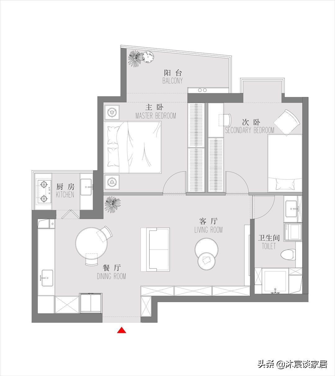 客餐厅|3处完美改造术,她让采光不好空间又小的房子,成为了理想居所