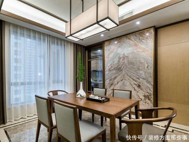 墙体|130平中式风时尚与优雅并存,谁说中式只是老年人的专属