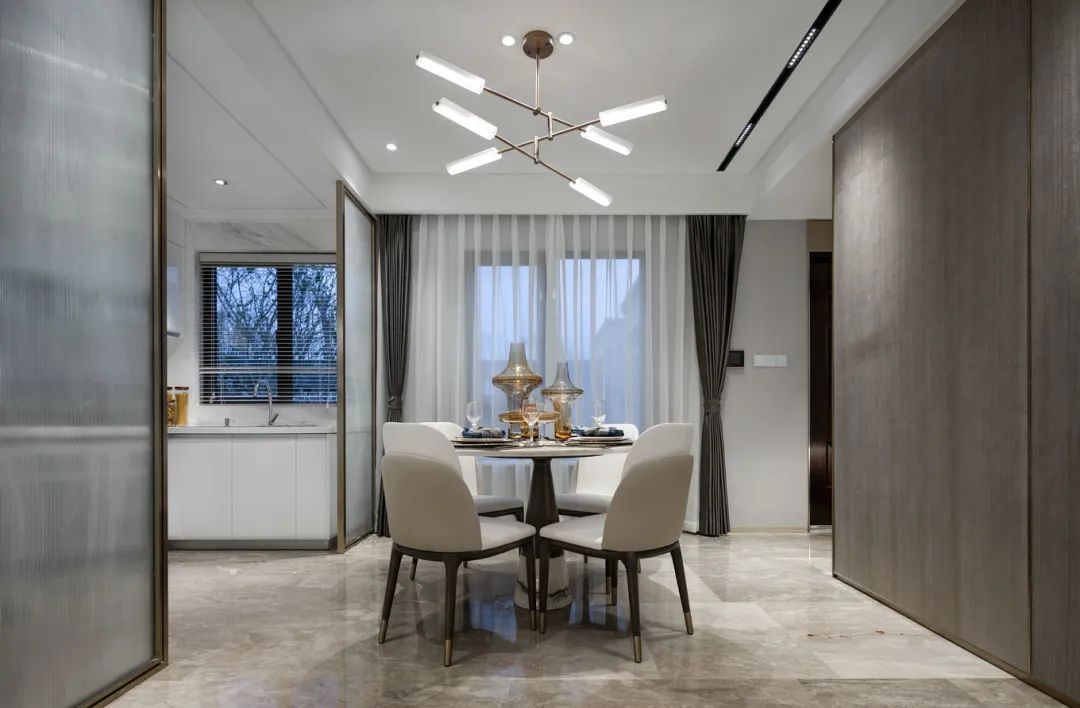 装饰画|100㎡现代轻奢,清淡优雅高级灰,时尚精致好舒适